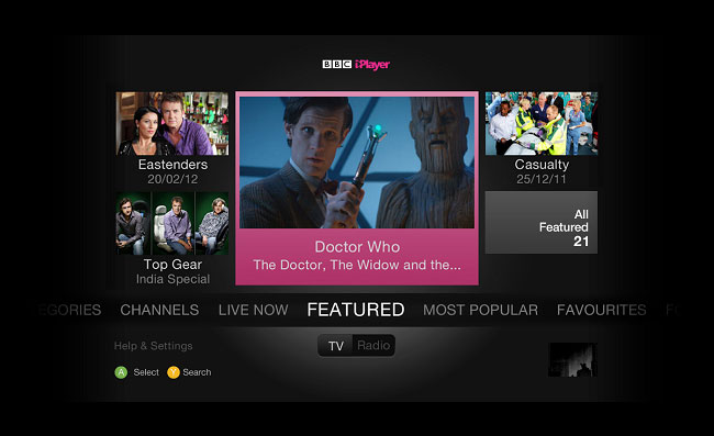 Xbox 360 gets BBC radio stations via iPlayer app