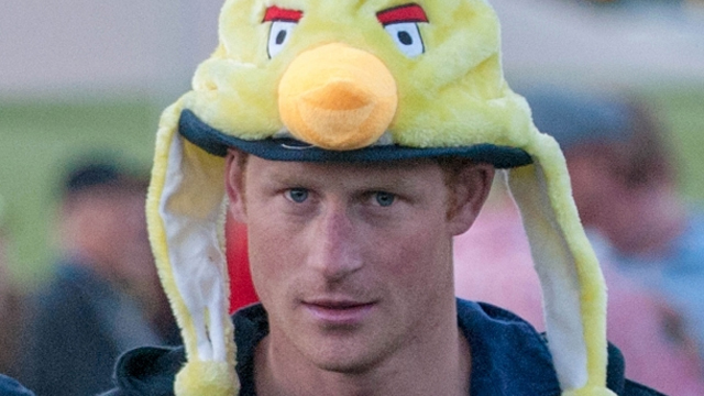 Prince Harry Spotted Wearing Angry Birds Hat – Revelling Royal Reps Rovio!