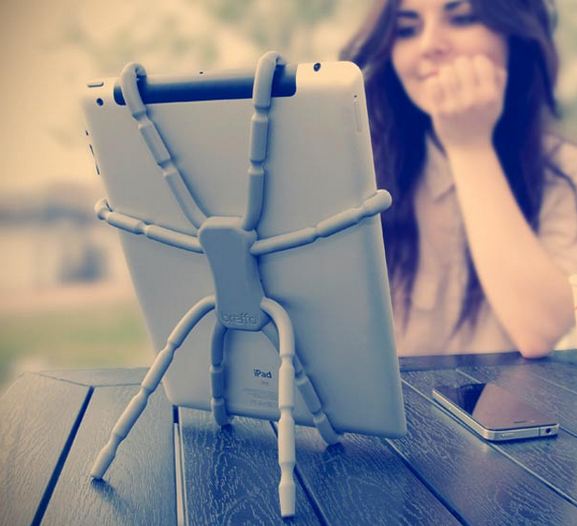 Spiderpodium: A Flexible & Safe Support for Smartphones, Tablets & Other Gadgets