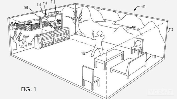 Possible Microsoft Xbox 720 Patent Leaks: 3D Projection Environment with Kinect 2