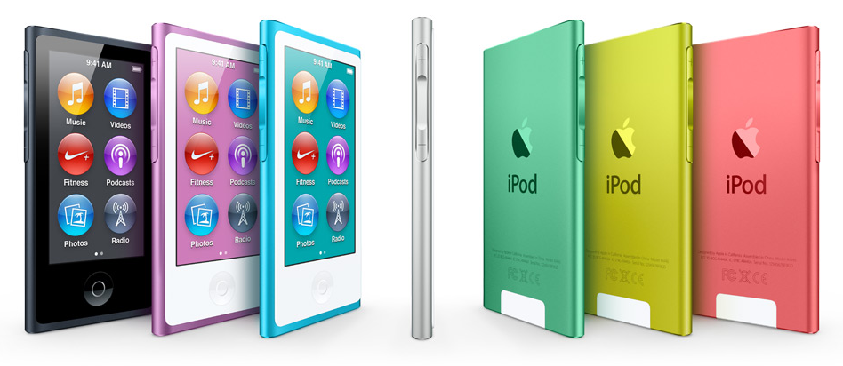 Apple reveals new 7th Generation range of iPod Nano media players