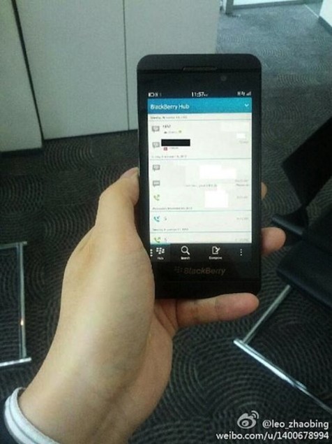 RIM’s BlackBerry 10 sporting-London smartphone leaked online