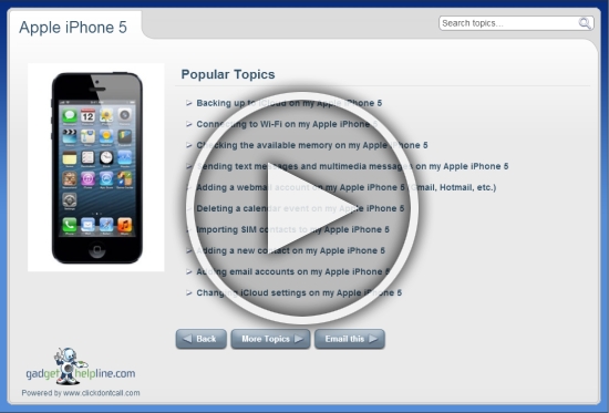 Apple iPhone 5 Interactive Guide – An online manual for your iOS 6 smartphone