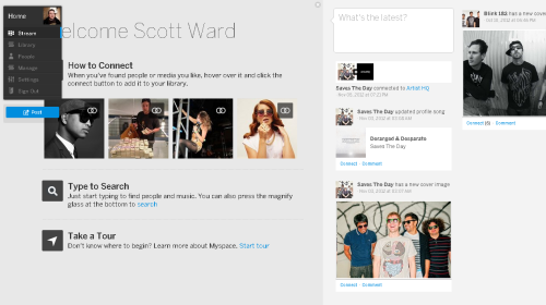 The New Myspace: A first look and impressions