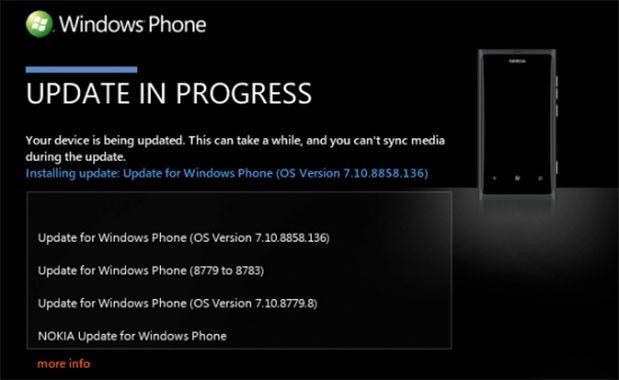 First Windows Phone 7.8 updates hitting the Nokia Lumia 800 now