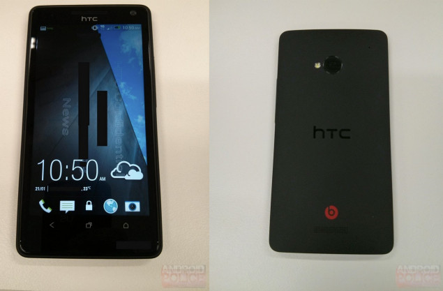 HTC M7 supposedly pictured in real life sporting Sense 5.0 software