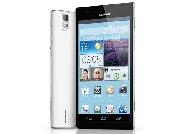 Flagship Huawei Ascend P2 leaks – Ultra-slim with 13MP camera