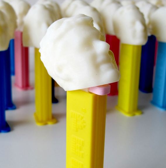 3D Printing Company Turns Staff Into Plastic PEZ Heads Using Kinect (Sweet!)