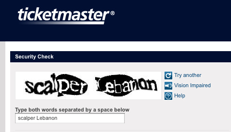 Ticketmaster drops CAPTCHA security system