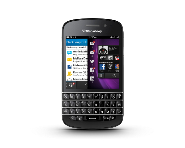 UPDATE: QWERTY-toting BlackBerry Q10 will launch in the UK in March