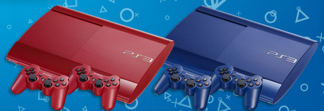 GAME Releases Exclusive 500GB Sony Playstation 3 in Garnet Red and Azurite Blue