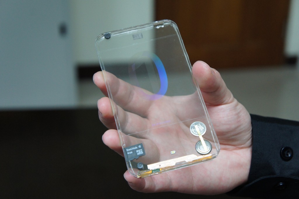World’s first completely see-through smartphone revealed by Polytron