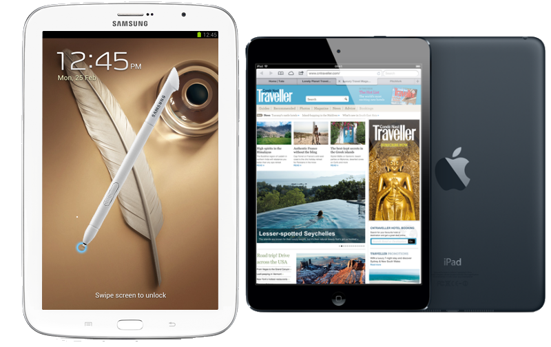 Apple iPad Mini vs Samsung Galaxy Note 8.0
