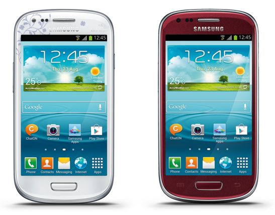 Limited Edition Samsung Galaxy S3 Mini – La Fleur & Garnet Red at Carphone Warehouse
