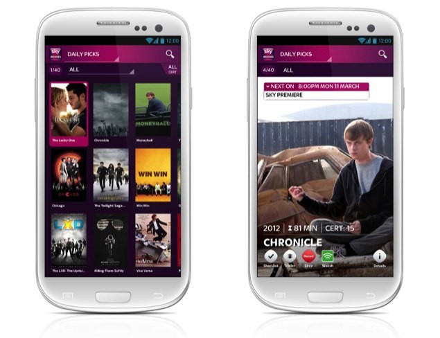 Sky launches Sky Movies app for Android devices