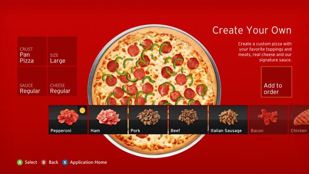 Microsoft & Pizza Hut Pair Up For Xbox 360 App – Speak Your Orders with Kinect!