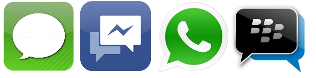 WhatsApp, BBM and iMessage Free messaging more popular than SMS Text