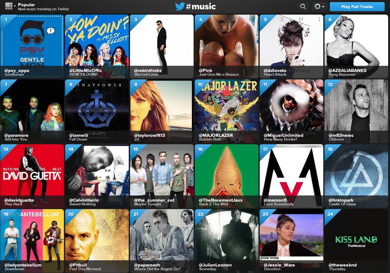 Twitter #Music Website Goes Live and Apple iOS App Available Today
