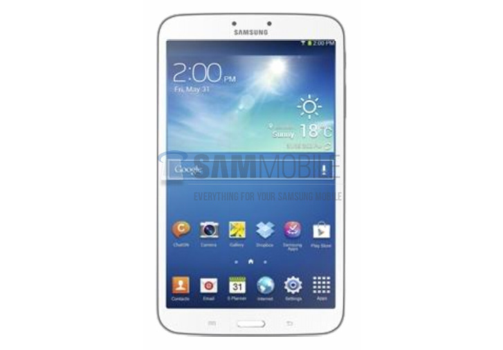 8-inch Samsung Galaxy Tab 3 pictured with leaked specifications in tow