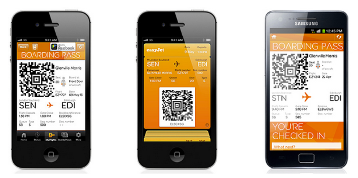 No more paper: EasyJet puts boarding passes on Apple Passbook and apps