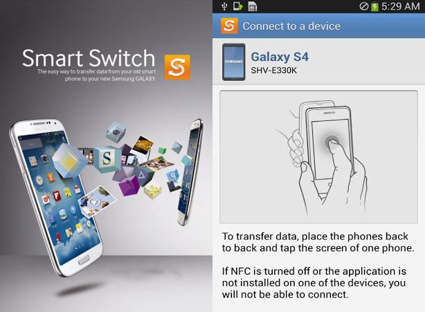 How to transfer everything from a Galaxy S3 to a Galaxy S4