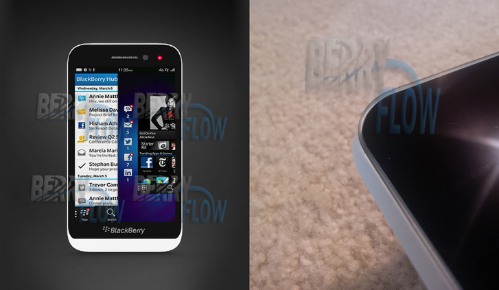 Budget BlackBerry Z5 smartphone images leaked?