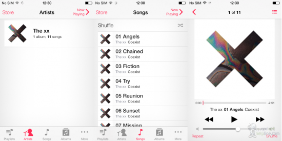 iOS 7 Music