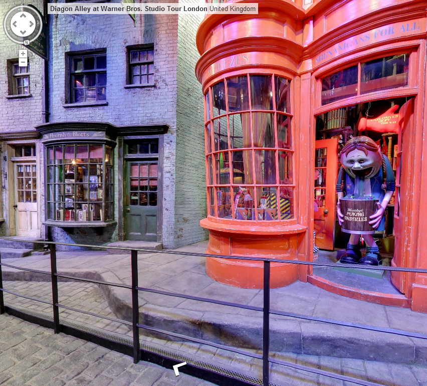 Harry Potter Diagon Alley Street View Added to Google Maps