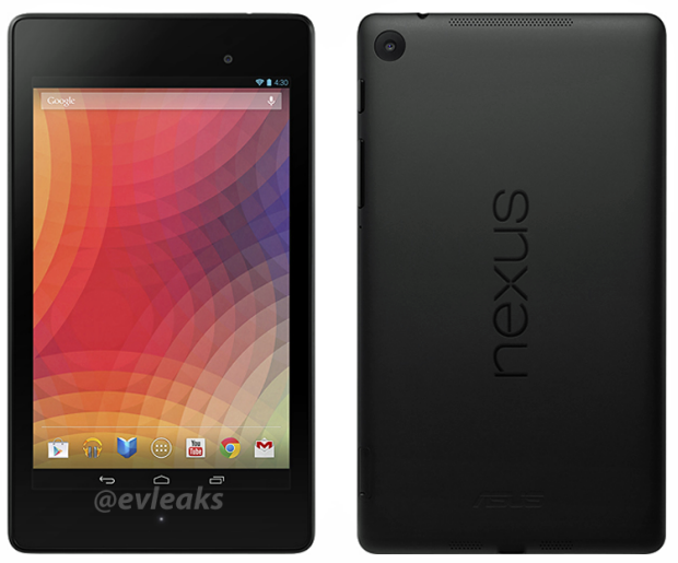 Pictures of the Google/Asus Nexus 7 MK2 leak, reveal new design
