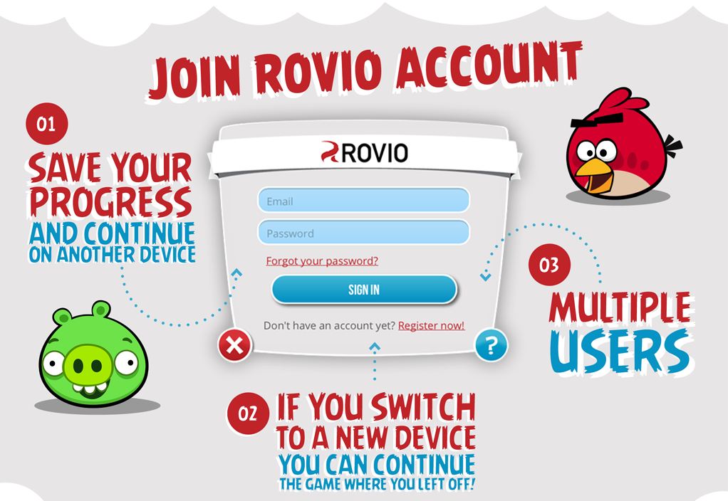 Rovio Account Launches Offering Continued Cross Platform Play for Angry Birds