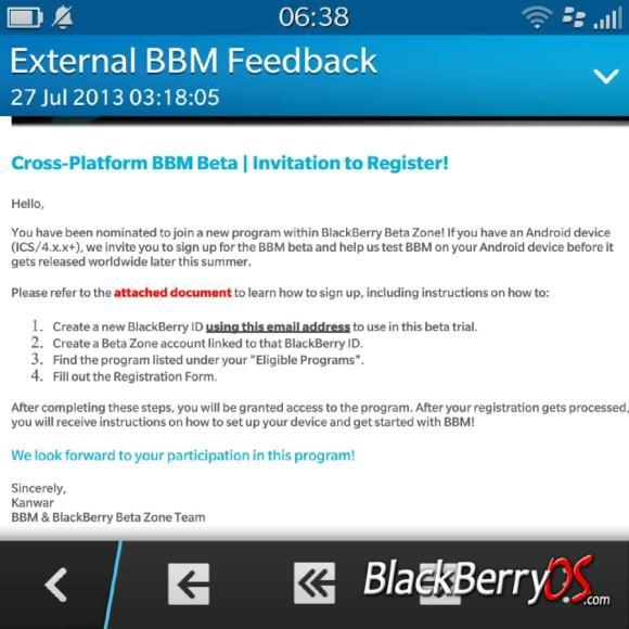 BBM for iOS 6+ and Android 4.0+ now available in Beta test