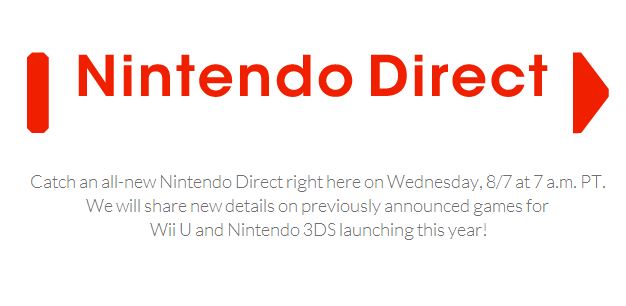 Today’s Nintendo Direct will focus on Wii U and 3DS games for 2013