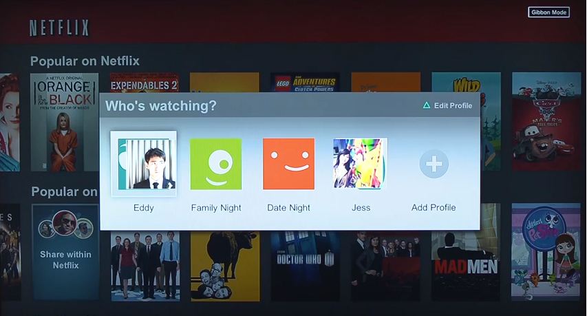 Netflix introduces 5 user profiles to your account