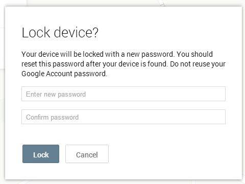 Android Device Manager will password lock your missing or stolen phone