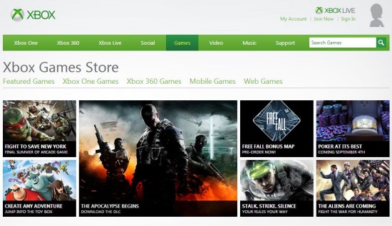 Xbox Games Store