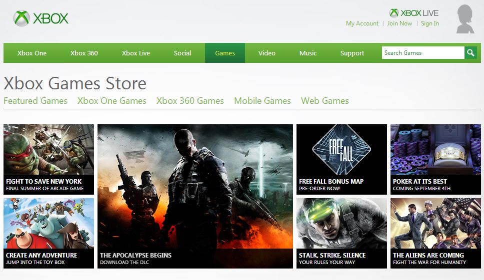 Xbox Live Marketplace becomes Xbox Games Store
