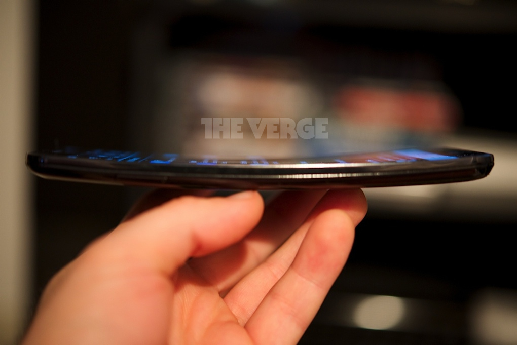 Banana Phone: LG’s curved G Flex shown up close and personal