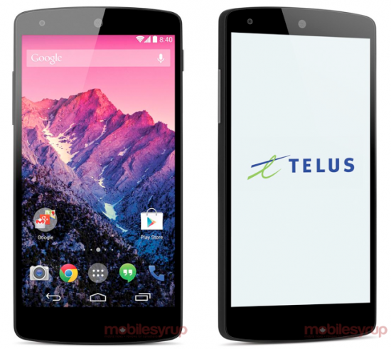 Nexus 5 Telus 2