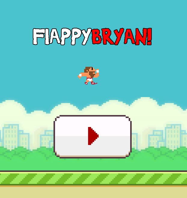Flappy Bryan – Wrestling Fave Flies in App Sensation Spoof
