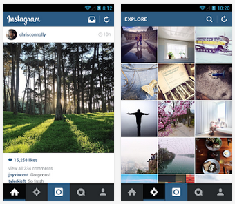 Instagram Gets a Fresh New Look on Android Devices