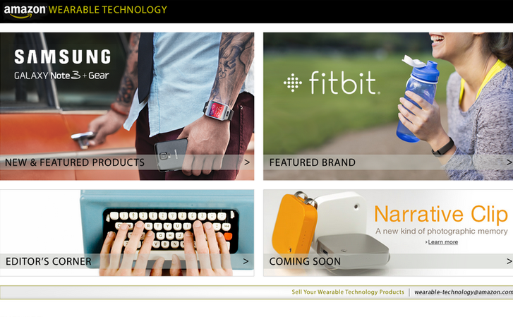 Amazon releases new Wearable Technology store