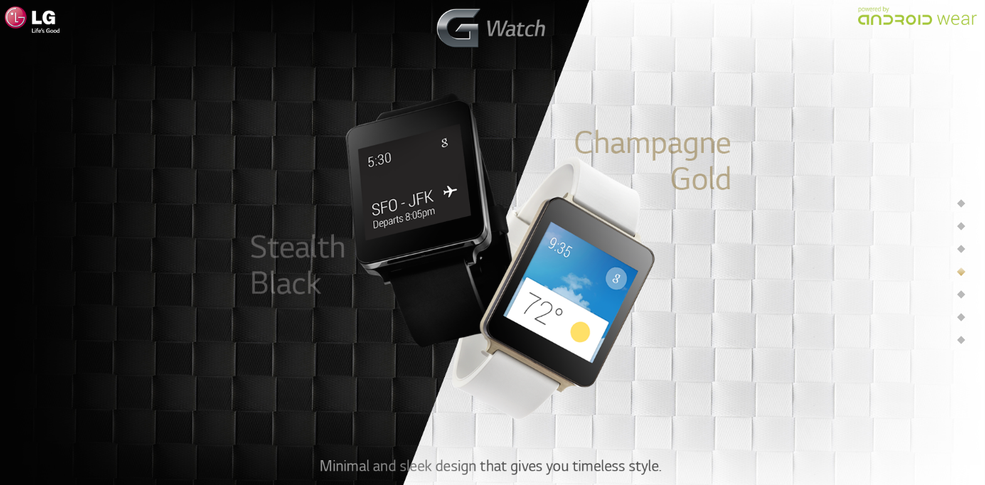 LG Uncover G Watch in a Colour Other Than Black!