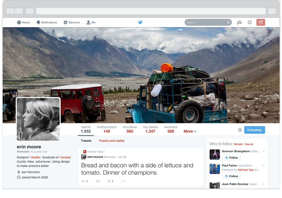 Twitter’s new Facebook like layout is now live – How to get it?