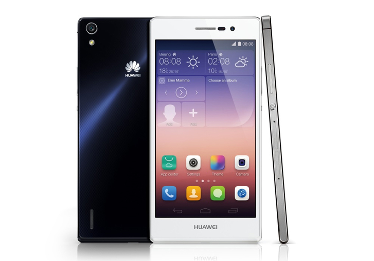 Huawei announces huge 5-inch Ascend P7 with 8MP selfie camera