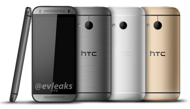 The HTC One Mini 2 and looks like a tiny M8