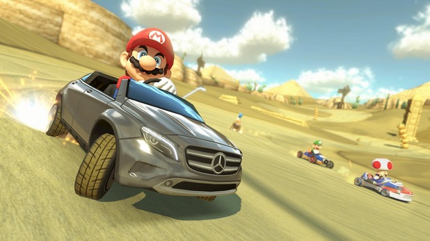 Nintendo Giving Away Free Mercedes – But Only in Mario Kart 8