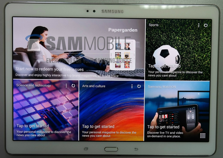 Leaked photos of Samsung Galaxy Tab S show Galaxy S5-like 10.5-inch tablet