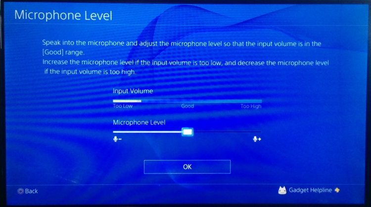 How To: Adjust the Microphone volume on the Sony PS4