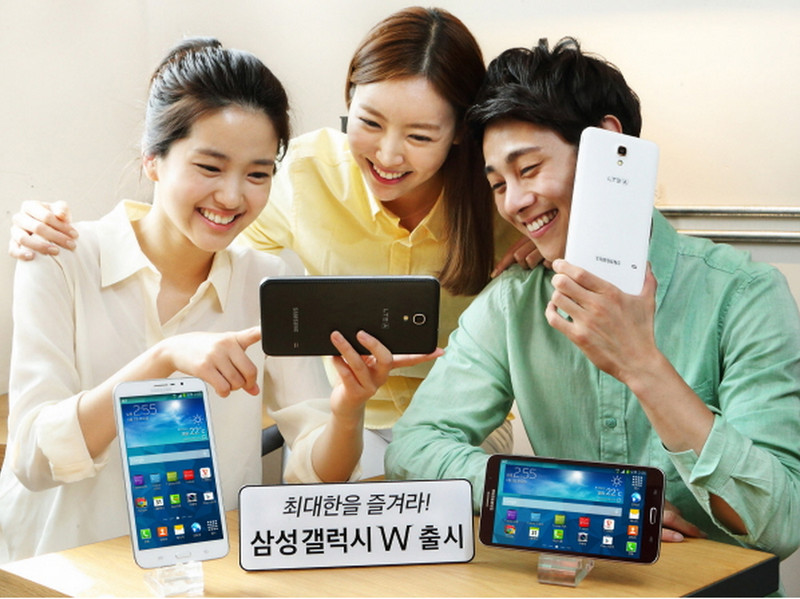 Samsung Galaxy W Hits the Big Screen in Korea