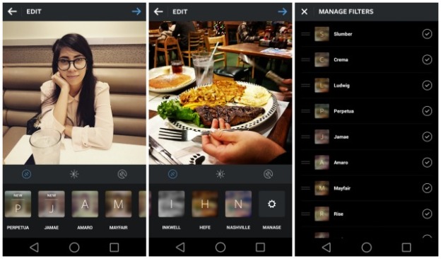 Instagram Introduces Five New Filters
